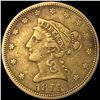 Image 1 : 1853 $2.50 Gold Quarter Eagle ABOUT UNCIRCULATED