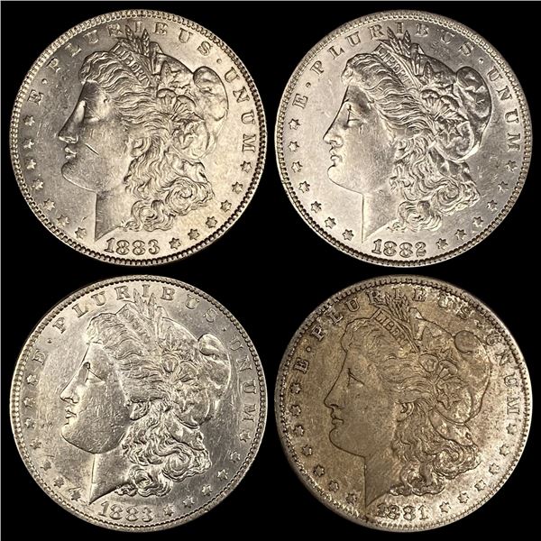 (4) Morgan Dollars NEARLY UNCIRCULATED