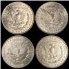 Image 2 : (4) Morgan Dollars NEARLY UNCIRCULATED