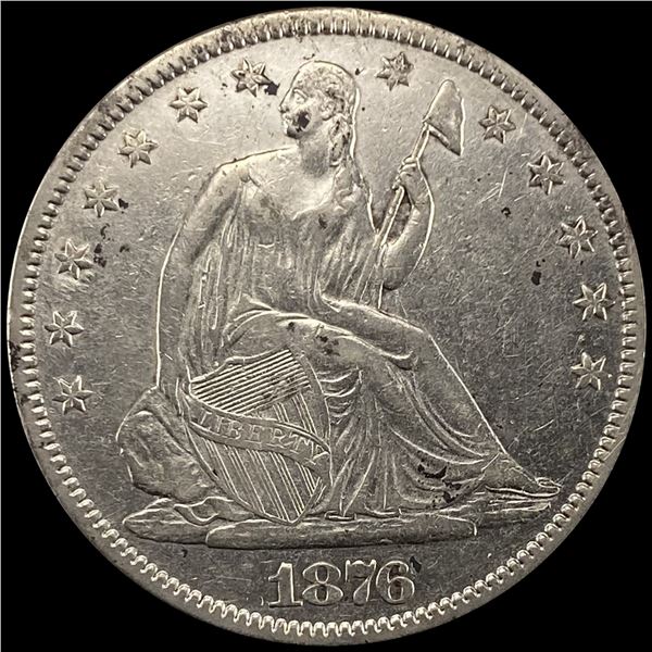 1876 Seated Liberty Half Dollar UNCIRCULATED