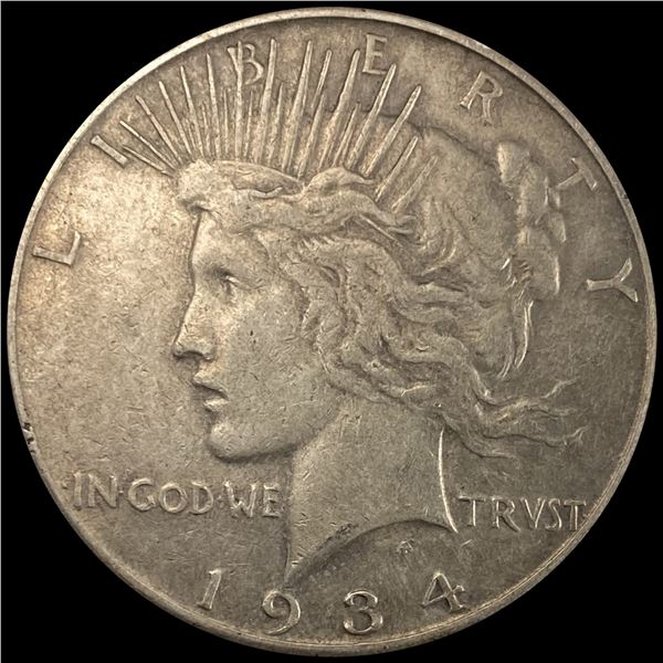 1934-S Silver Peace Dollar CLOSELY UNCIRCULATED