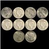 Image 1 : (10) Peace Dollars UNCIRCULATED