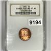 Image 1 : 1995 DD Wheat Cent NGC-MS67 RD