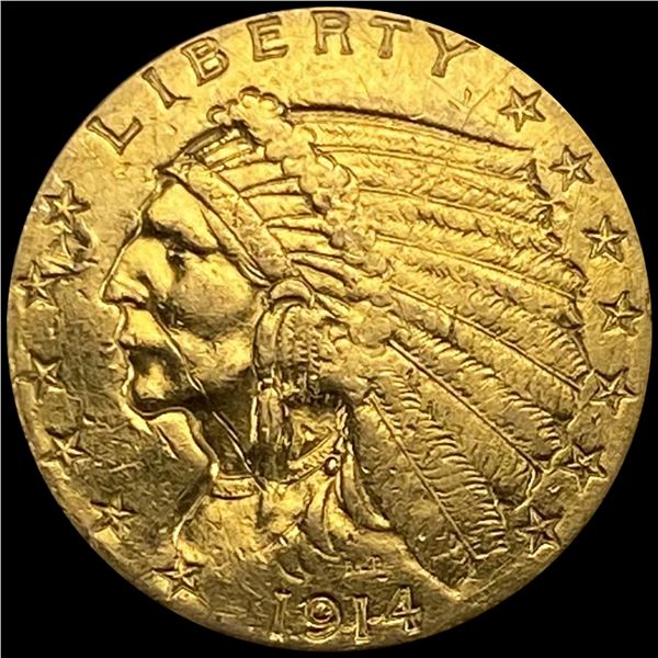 1914 $2.50 Gold Quarter Eagle UNCIRCULATED