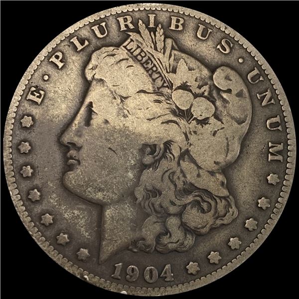 1904-S Morgan Silver Dollar NICELY CIRCULATED
