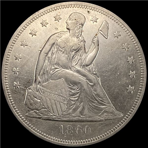 1860-O Seated Liberty Dollar UNCIRCULATED