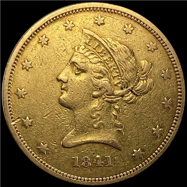 1841 $10 Gold Eagle CLOSELY UNCIRCULATED