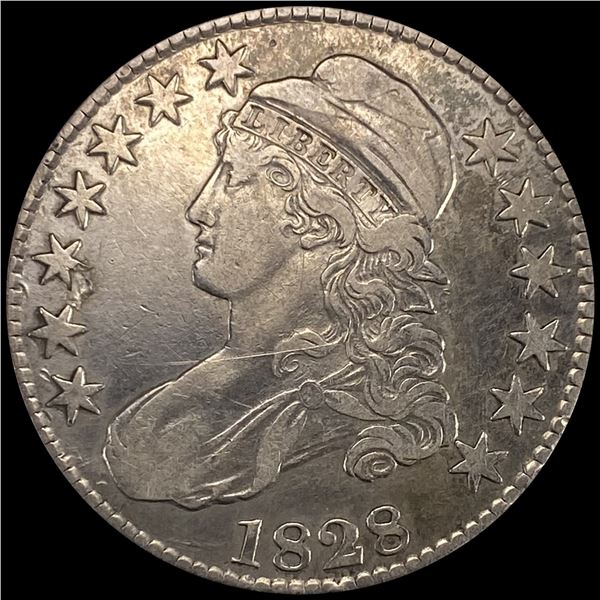 1828 Capped Bust Half Dollar CLOSELY UNCIRCULATED