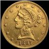 Image 1 : 1897 $5 Gold Half Eagle CLOSELY UNCIRCULATED