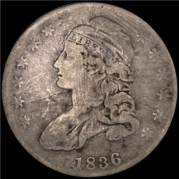 1836 Capped Bust Half Dollar NICELY CIRCULATED