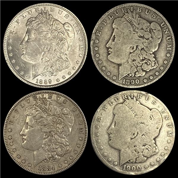 (4) Morgan Dollars NEARLY UNCIRCULATED