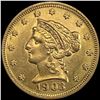 Image 1 : 1903 $2.50 Gold Quarter Eagle UNCIRCULATED