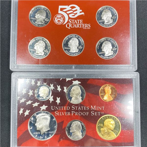 2004 US Mint Silver Sets / 11 Coins -Proof w/