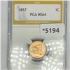 Image 1 : 1857 Flying Eagle Cent PGA-MS64