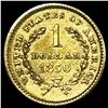 Image 2 : 1850 Rare Gold Dollar UNCIRCULATED