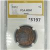 Image 1 : 1812 Classic Head Large Cent PGA-MS60 Detail