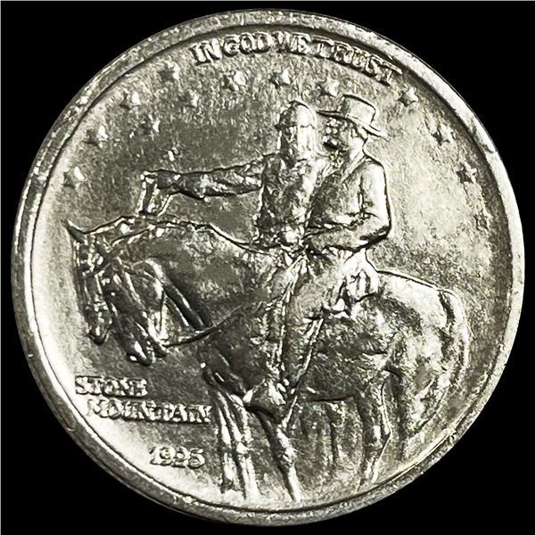 1925 Stone Mountain Half Dollar CLOSELY UNC