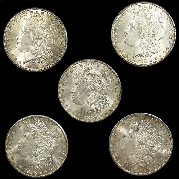 (5) Morgan Dollars UNCIRCULATED