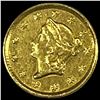 Image 1 : 1852 Rare Gold Dollar NEARLY UNCIRCULATED