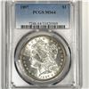 Image 1 : 1897 Morgan Silver Dollar PCGS-MS64