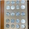 Image 4 : 1948-1963 Franklin Half Dollar Book / 27 Coins -