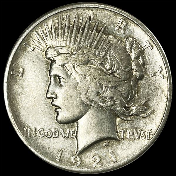 1921 Silver Peace Dollar NEARLY UNCIRCULATED