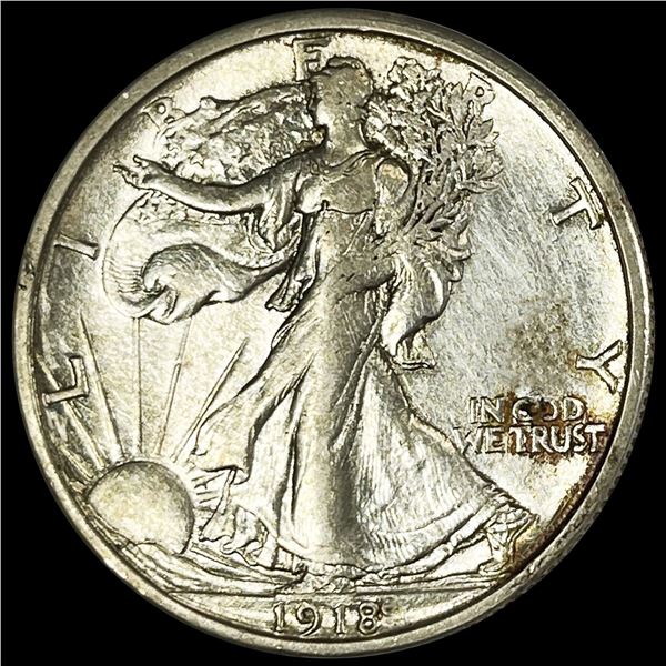 1918-S Walking Liberty Half Dollar UNCIRCULATED