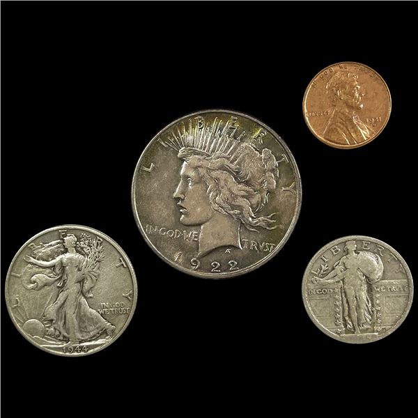 (4) Misc Coins NEARLY UNCIRCULATED