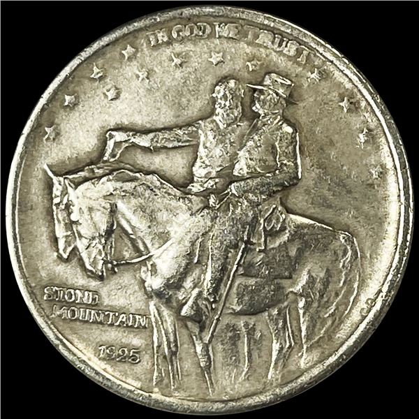 1925 Stone Mountain Half Dollar NEARLY UNC