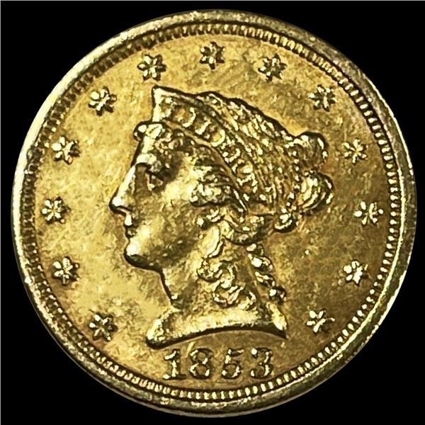 1853 $2.50 Gold Quarter Eagle CLOSELY