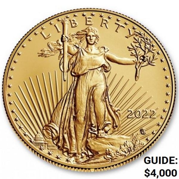 2022 American Gold Eagle 1oz Liberty GEM BU