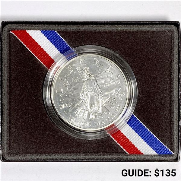 1989 US Congressional Silver Dollar - w/ Cert