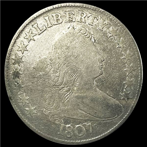 1807 Draped Bust Half Dollar NICELY CIRCULATED