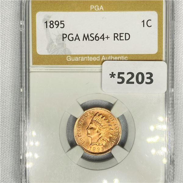 1895 Indian Head Cent PGA-MS64+ Red