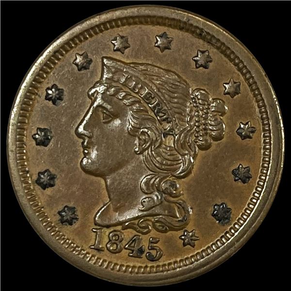 1845 Large Cent UNCIRCULATED