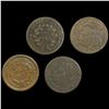 Image 2 : (4) Large Cents CLOSELY UNCIRCULATED
