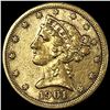 Image 1 : 1901-S $5 Gold Half Eagle CLOSELY UNCIRCULATED