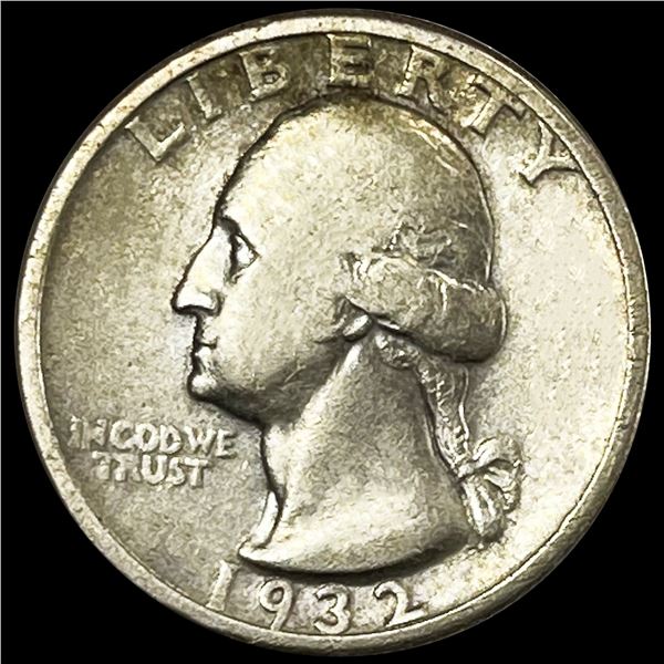 1932-D Washington Silver Quarter CLOSELY UNC