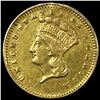 Image 1 : 1874 Ty 3 Rare Gold Dollar UNCIRCULATED