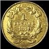 Image 2 : 1874 Ty 3 Rare Gold Dollar UNCIRCULATED