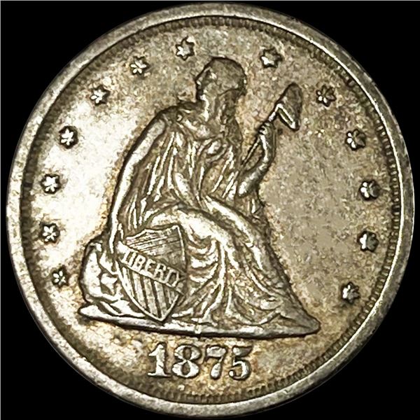 1875-S Twenty Cent Piece UNCIRCULATED