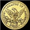 Image 2 : 1845 $2.50 Gold Quarter Eagle NEARLY UNCIRCULATED