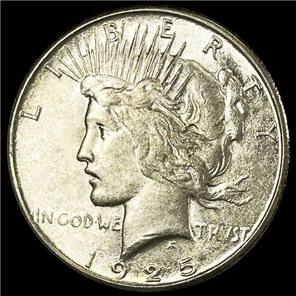 1925-S Silver Peace Dollar CLOSELY UNCIRCULATED