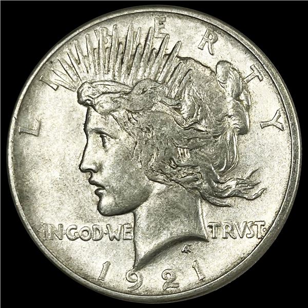 1921 Silver Peace Dollar NEARLY UNCIRCULATED