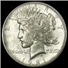 Image 1 : 1921 Silver Peace Dollar NEARLY UNCIRCULATED