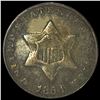 Image 1 : 1853 Silver Three Cent UNCIRCULATED