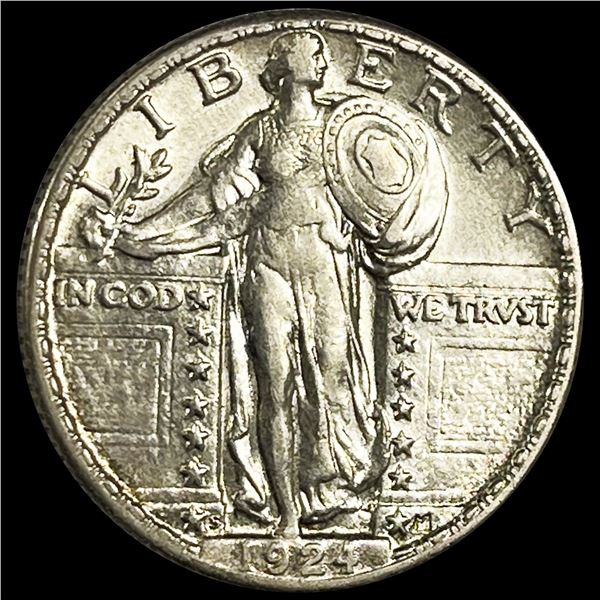 1924-S Standing Liberty Quarter CLOSELY UNC