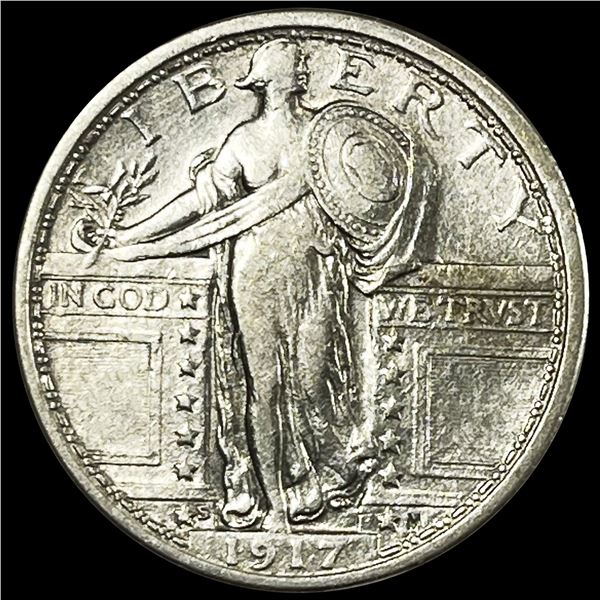 1917-S Standing Liberty Quarter CLOSELY UNC