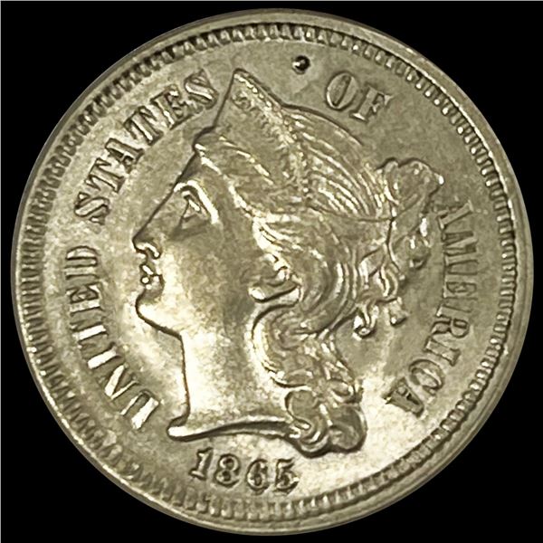 1865 Nickel Three Cent UNCIRCULATED