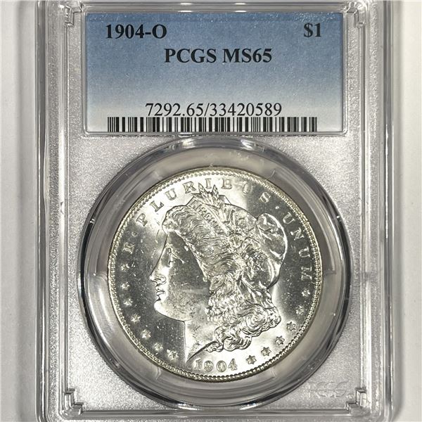 1904-O Morgan Silver Dollar PCGS-MS65